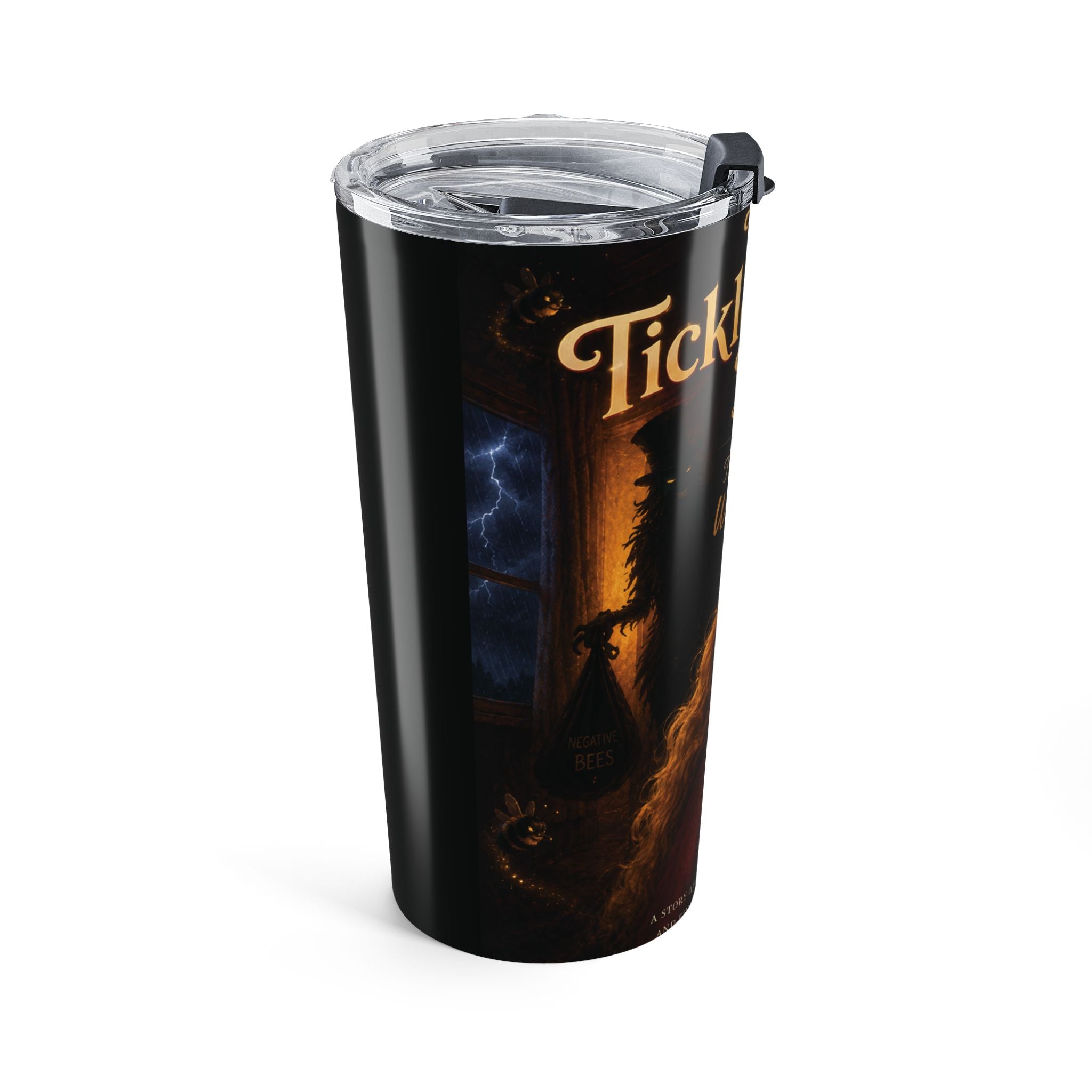 20oz Tumbler — 'The Tickle Train Man & The Dreadful Whim Man' Vintage Storybook Design