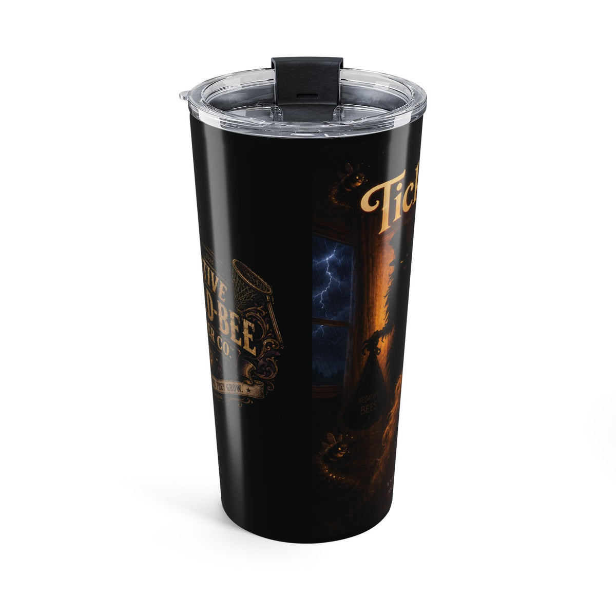 20oz Tumbler — 'The Tickle Train Man & The Dreadful Whim Man' Vintage Storybook Design