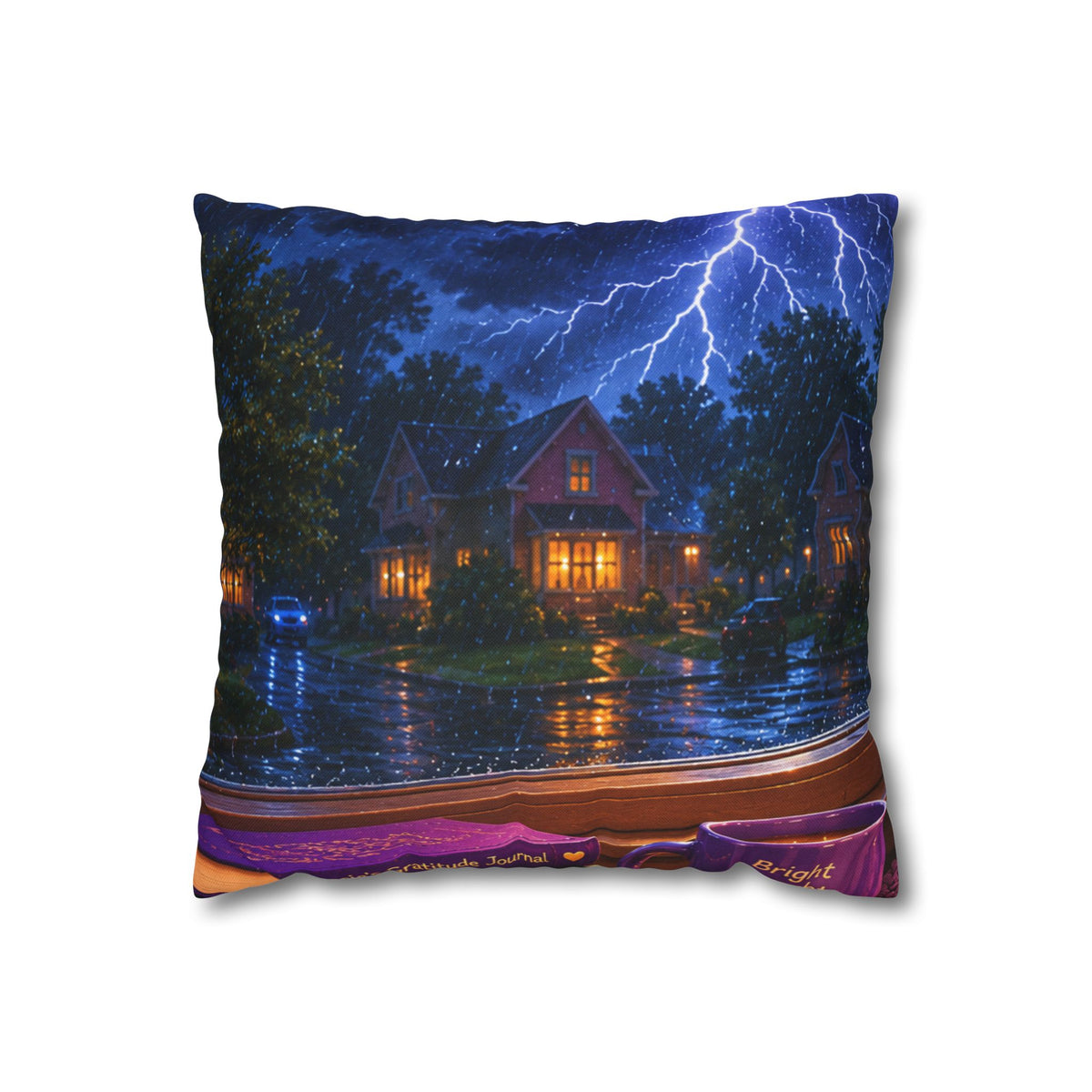 Choose Hope Today Square Pillow – Cozy Inspirational Throw Pillow