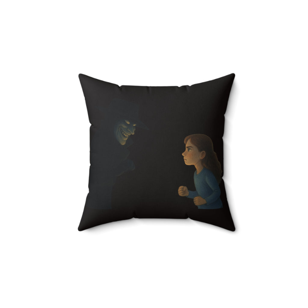 The Tickle Train Man™ Collector Pillow – Gracie and The Dreadful Whim Man