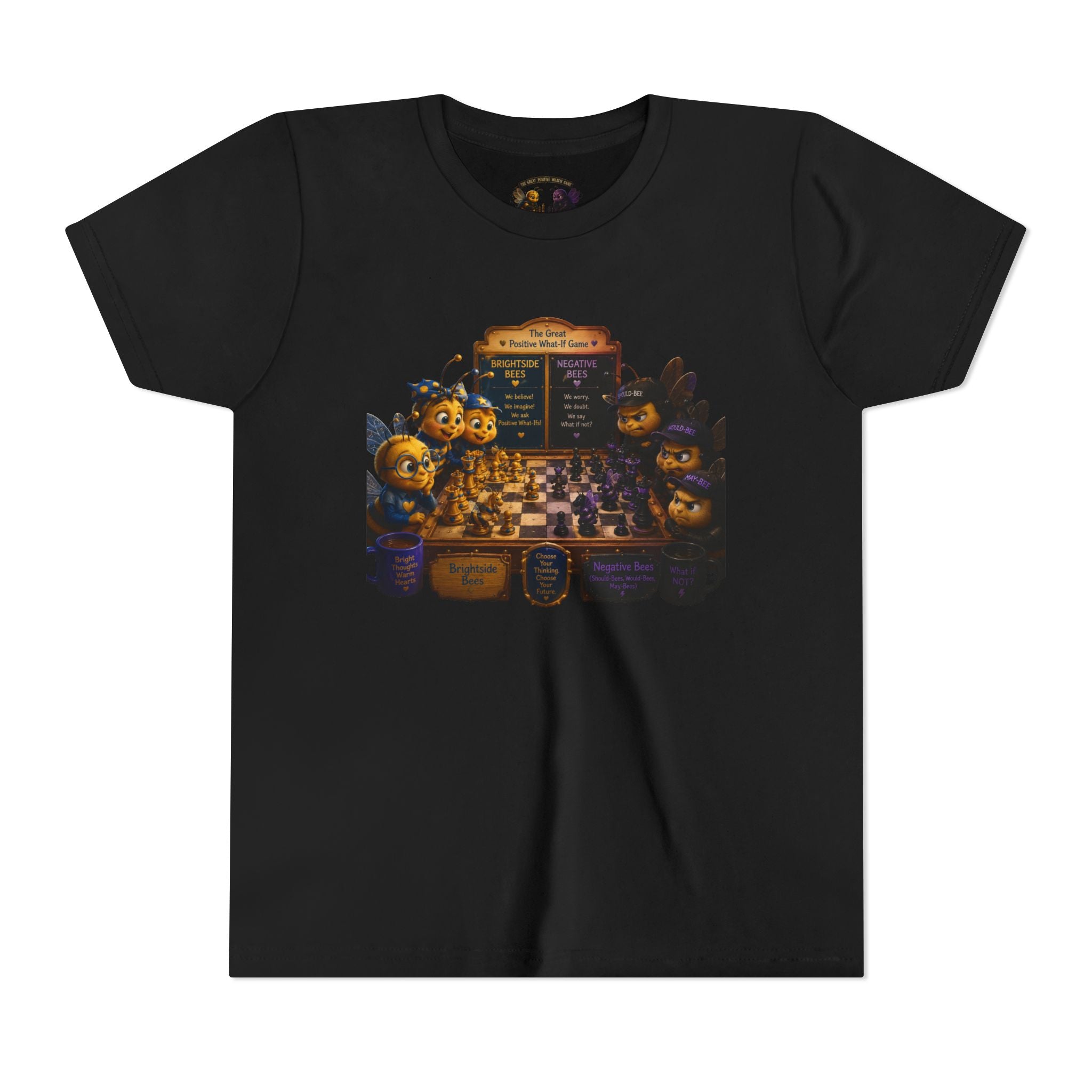 Chess Bees Graphic Tee — "Choose Your Next Move"
