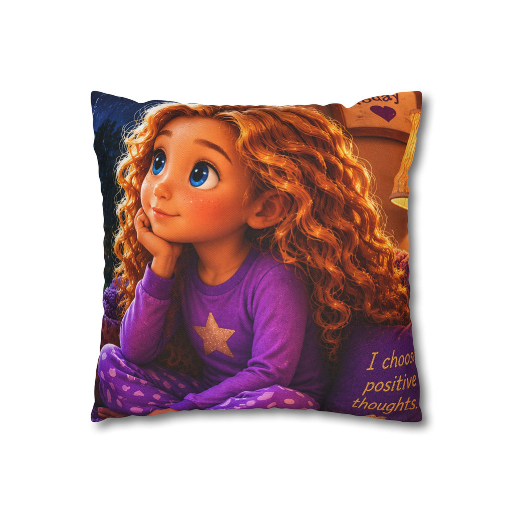 Choose Hope Today Square Pillow – Cozy Inspirational Throw Pillow