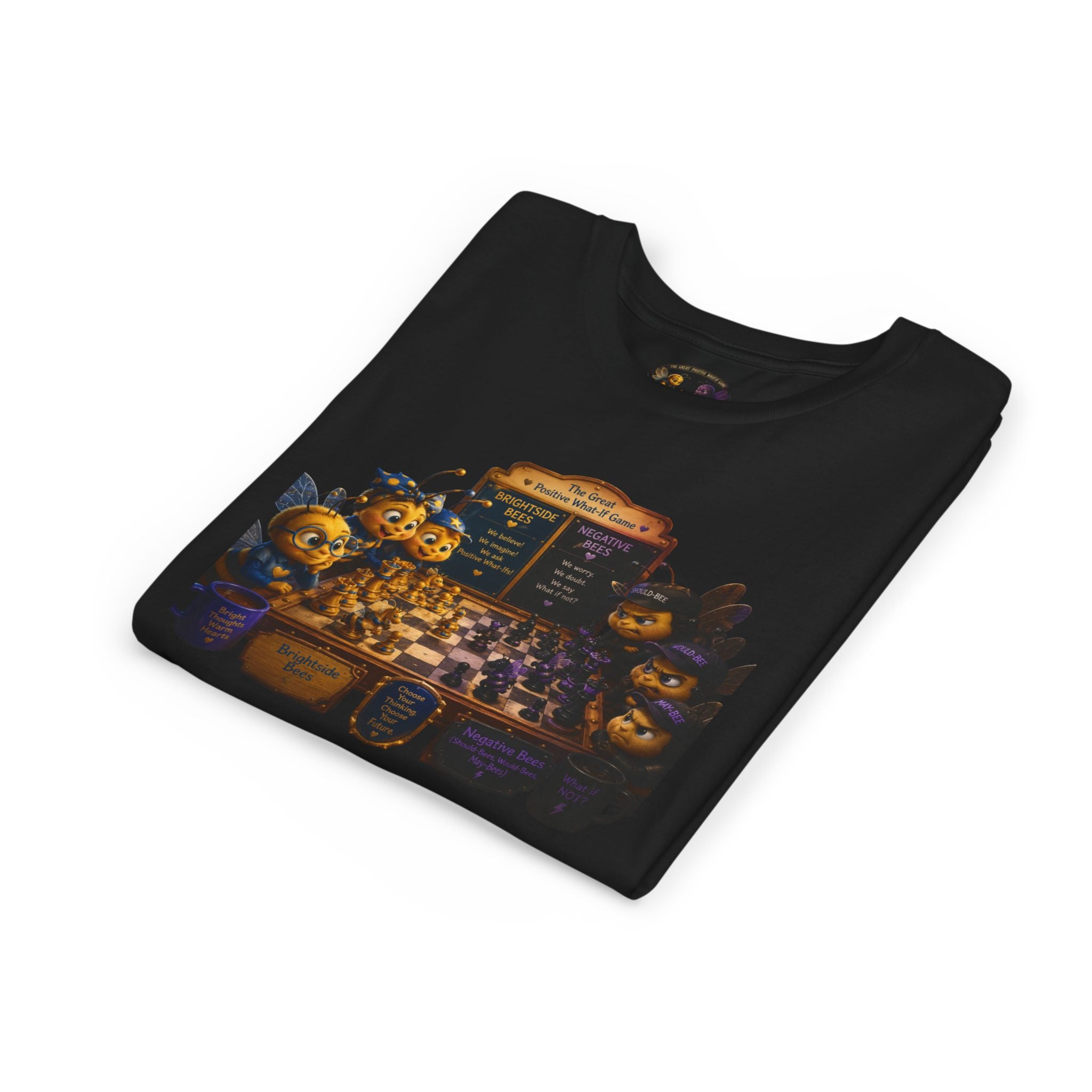 Chess Bees Graphic Tee — "Choose Your Next Move"