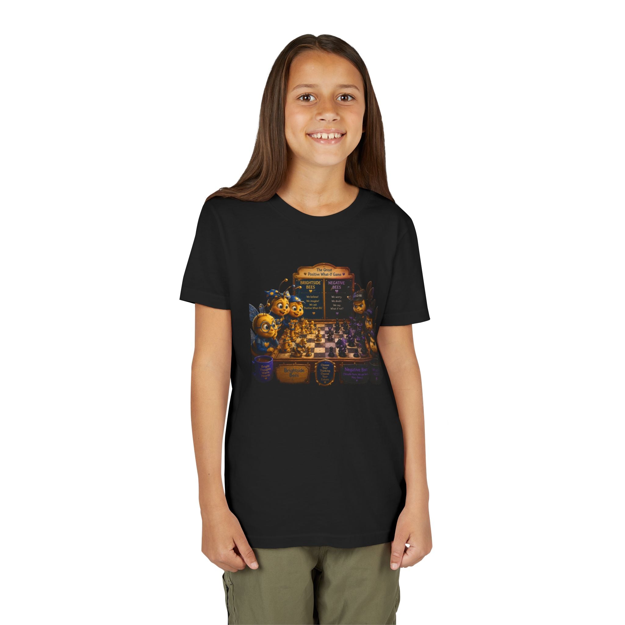 Chess Bees Graphic Tee — "Choose Your Next Move"